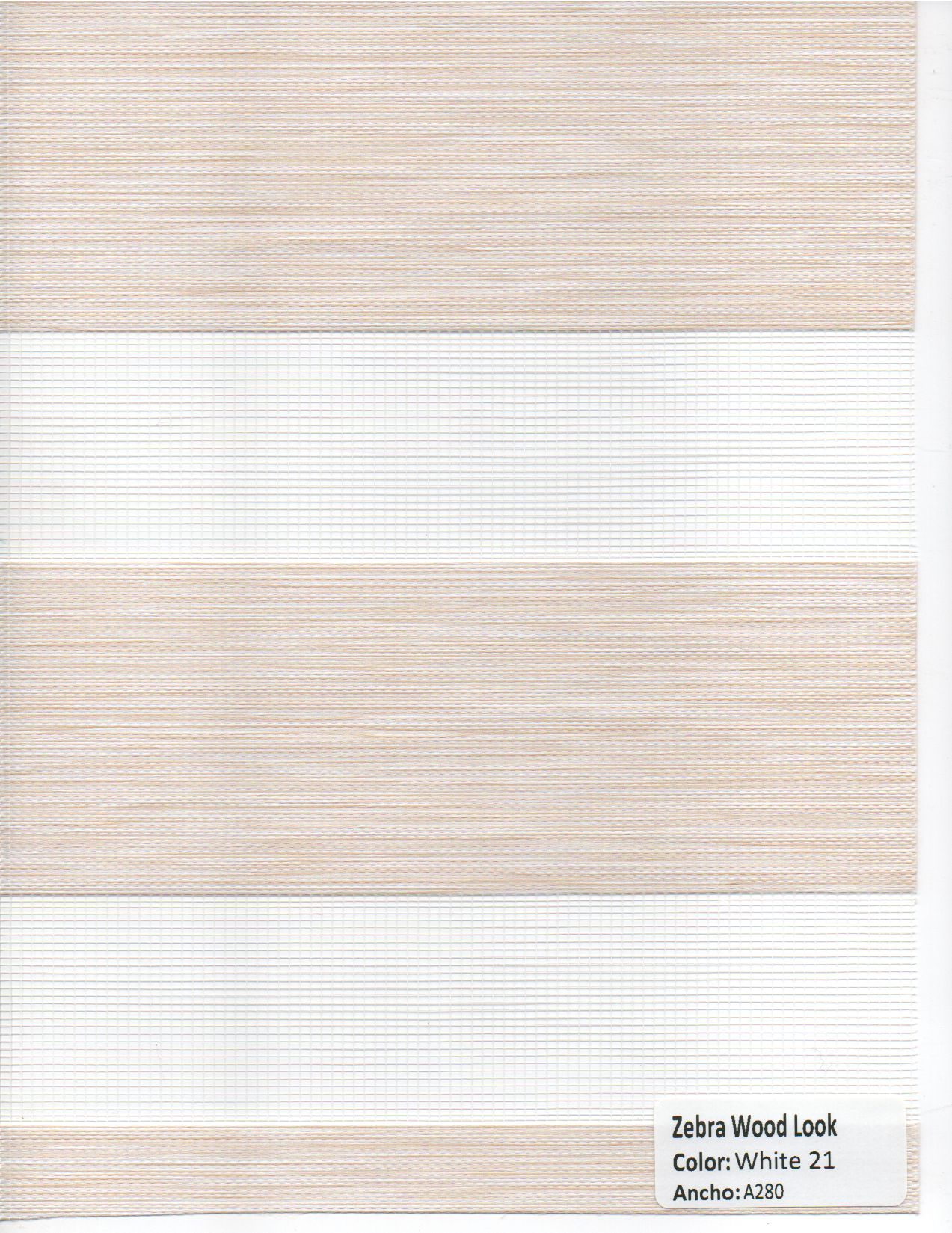 Zebra Wood Look White 21